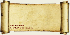 Zorana Čokov vizit kartica